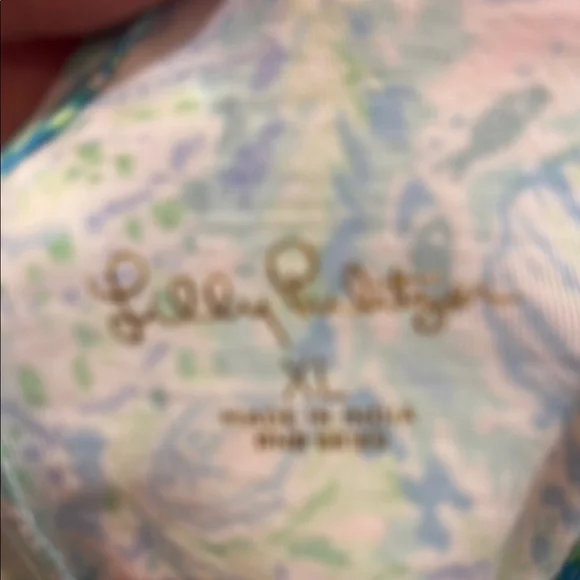 Lilly Pulitzer Blue and Green Mini Dress - Picture 2 of 3